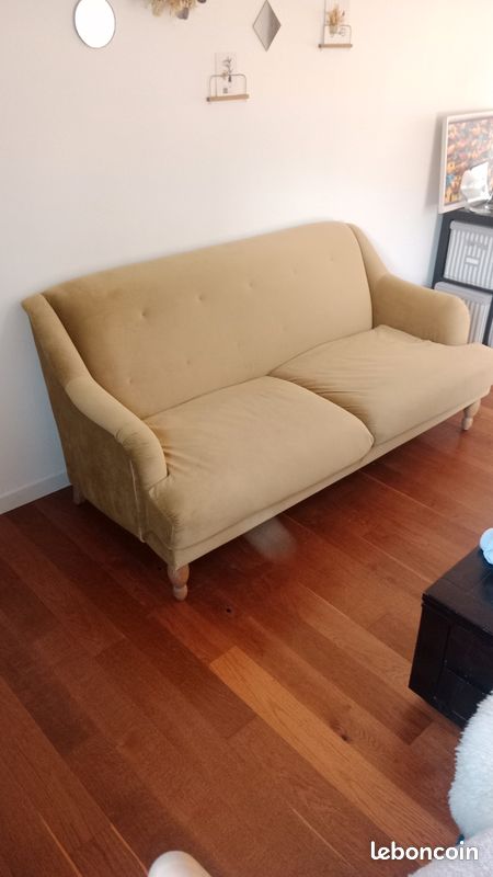 Canape ocre velours ariana de made.com (image 2)