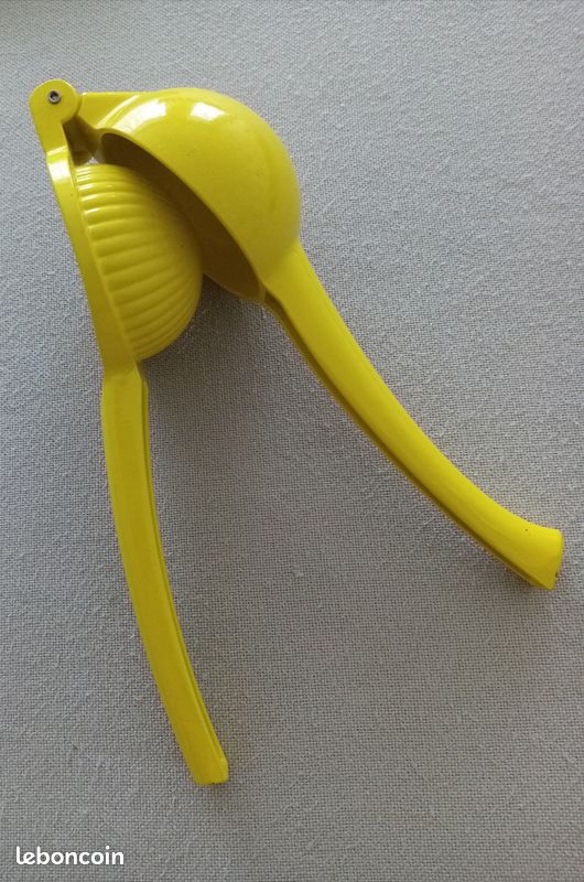 Ancien Fait Tout émaillé Jaune - Marmite Vintage - Cuisson Gaz - Déco Cuisine