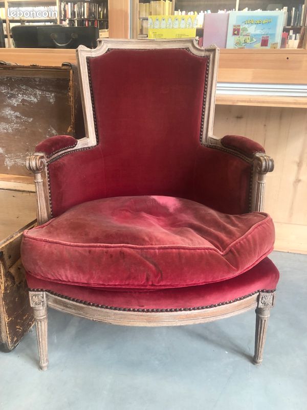 Fauteuil Bergères Louis XVIe (image 1)