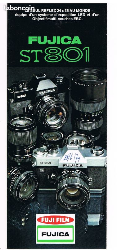 Brochure Appareil Photo Fujica DL-100, Documentation D'origine