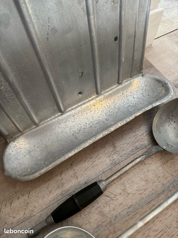 Support à Ustensiles De Cuisine Hollandais Ancien - Grille Graphite - Neuf (surplus)