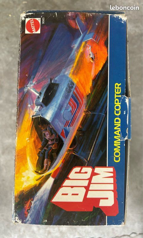 Figurine Big Jim Série Commando - Mattel - Vektor (ref.9297) - Occasion