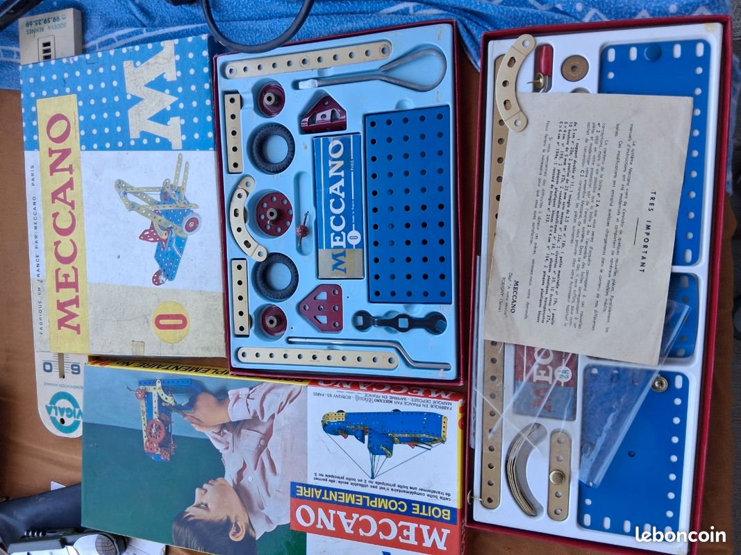 Lot boîtes mecano - Collection