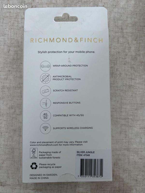 Coque Apple iPhone 13 Pro Richmond & Finch anti bactérienne (image 3)