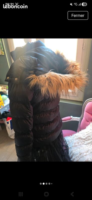 Doudoune chaude avec capouche tendence taille S (image 3)