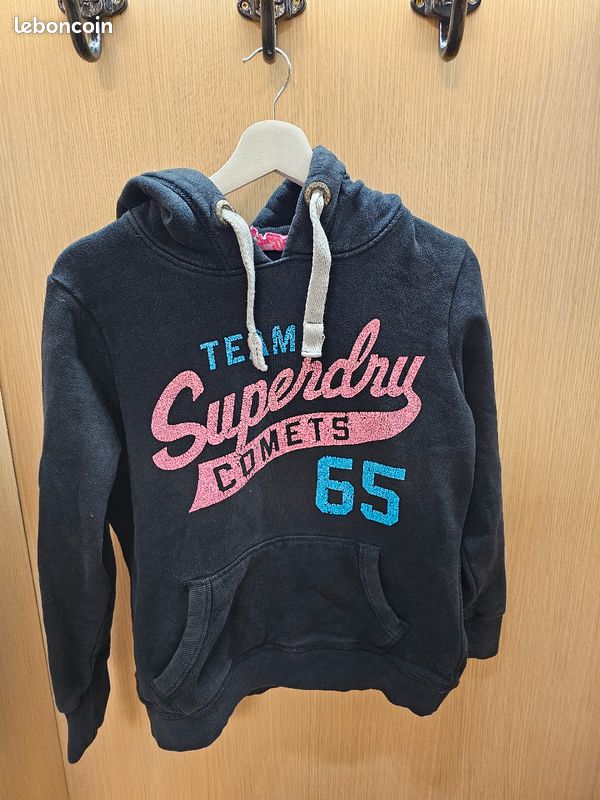 Superdry Top ZippÃ© Femme Sweat Superdry Rose Femme Sweat Superdry