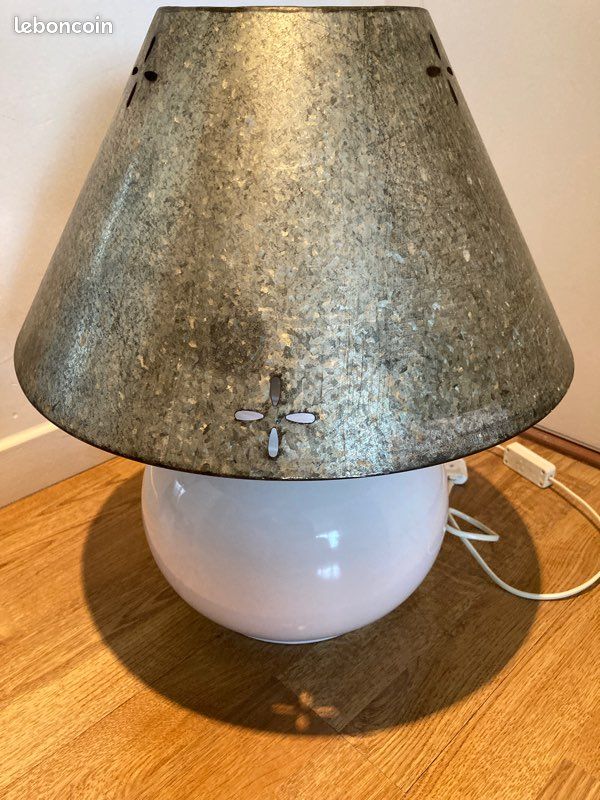 Lampe métal et céramique (image 2)