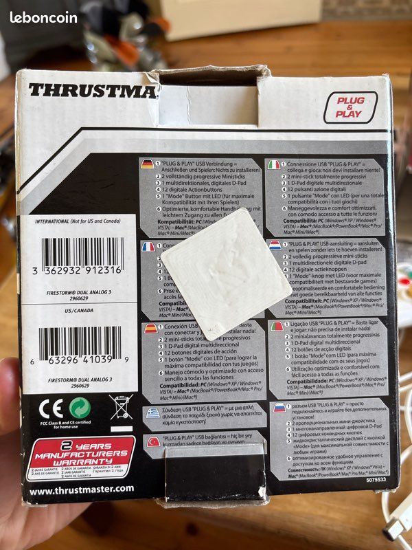 Manette THRUSTMASTER Dual Analog 3 (image 5)