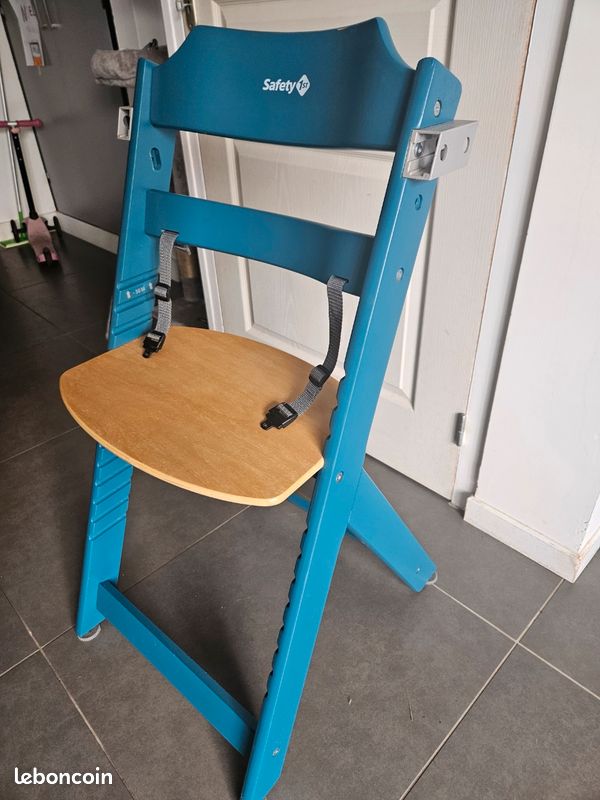 Chaise haute bébé en bois evolutive (image 3)