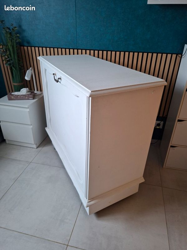 Lit commode pliable avec matelas (image 7)