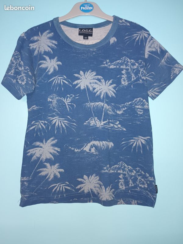 T-shirt mc bleu en 8 ans (mam33133) (image 1)
