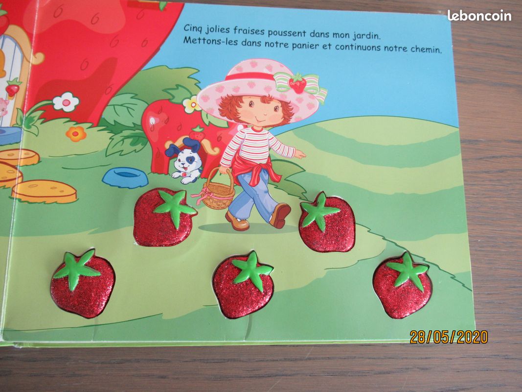 Superbe livre cartonné CHARLOTTE AUX FRAISES TBE (image 2)