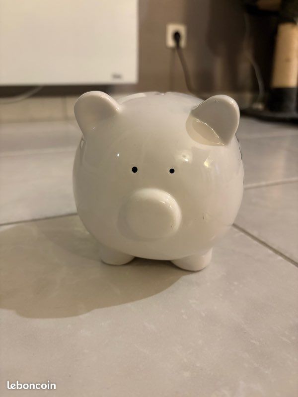 Tirelire Cochon En Céramique Avec Marteau - Tirelire Originale Pour Enfants