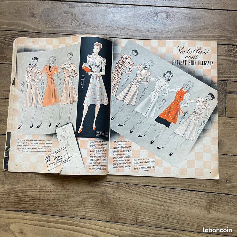 Magazine Elle 1941 vintage (image 3)