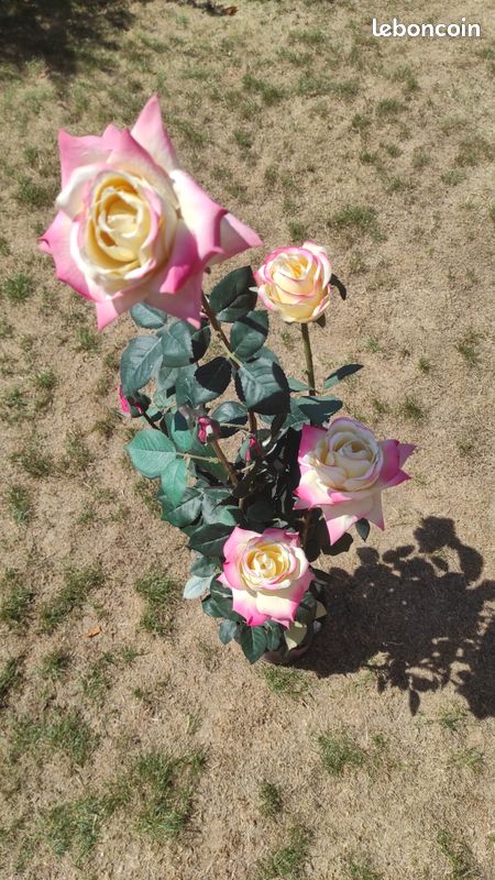 Rosier artificiel rose (image 2)