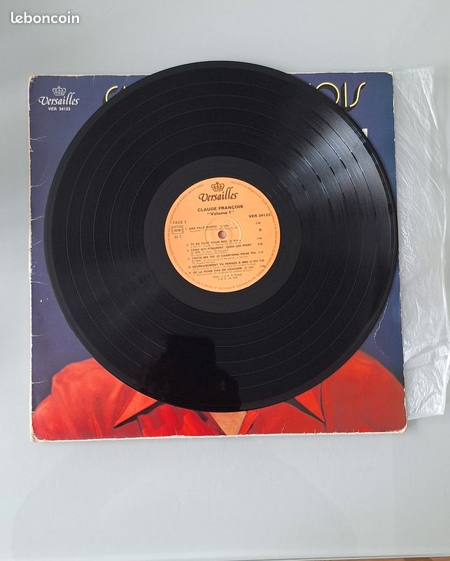 Lot 5 vinyles 33 tours Claude François – éditions originales 1977-1985 (image 11)