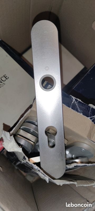 Poignée de porte en aluminium hoppe (image 2)