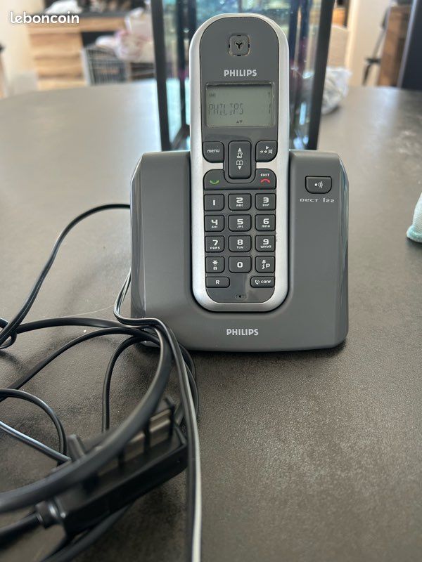 Téléphone fixe sans fil Philips dect 122 (image 1)