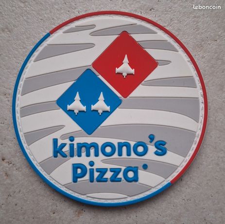 Patch PVC Rafale – Flottille 11F 'Kimono Pizza' – Aéronavale Française – Neuf