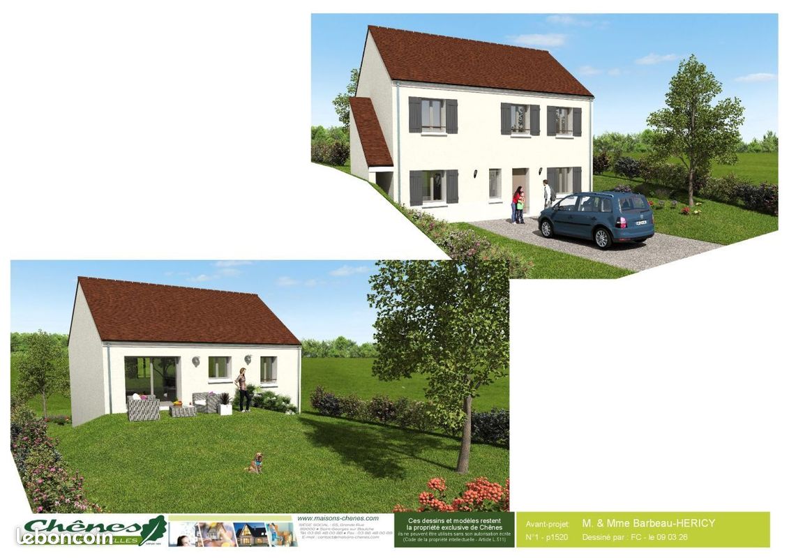 Maison 6 pièces 130 m² · à Héricy · 130 m² · 459 530 €
