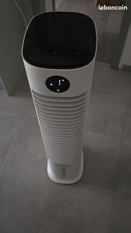 Klarstein Rafraîchisseur D'Air 5en1 - Climatiseur Mobile - Humidificateur - Ioniseur - 462m³/h - 80W