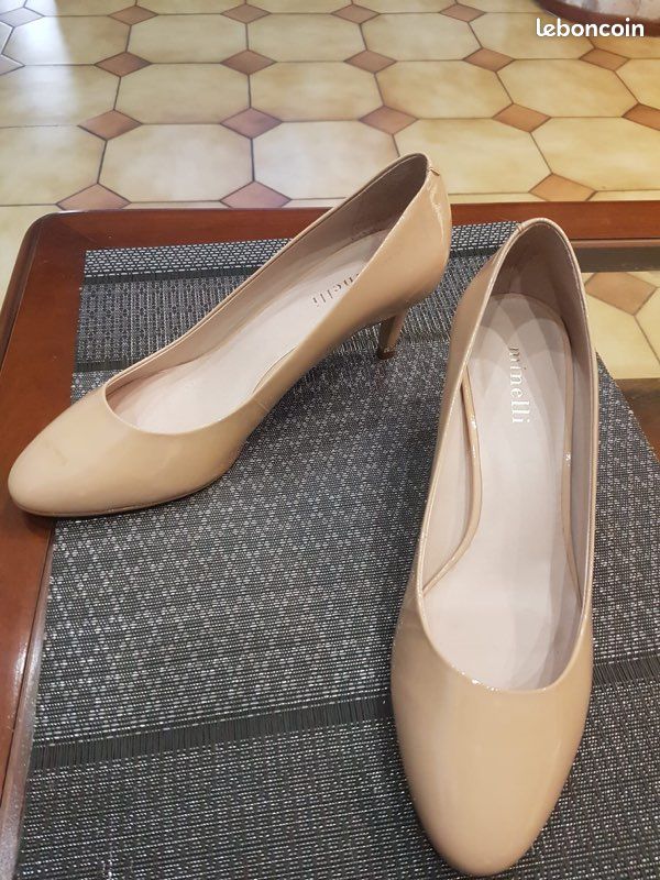 Escarpins Minelli beige/crème Taille 40 Excellent état