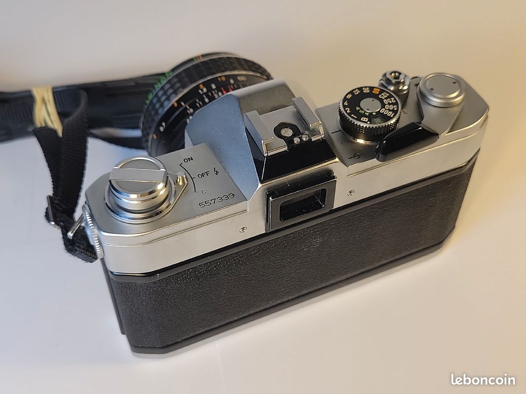 Fotocamera Analogica Canon TL B QL 35mm &ndash; Corpo Macchina Reflex, Ottica Canon FD, Usata