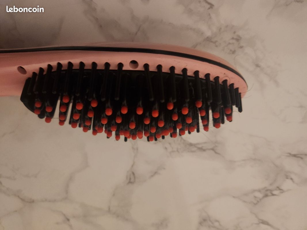 Brosse Lissante Chauffante BEAUTY STAR - Rose (image 3)