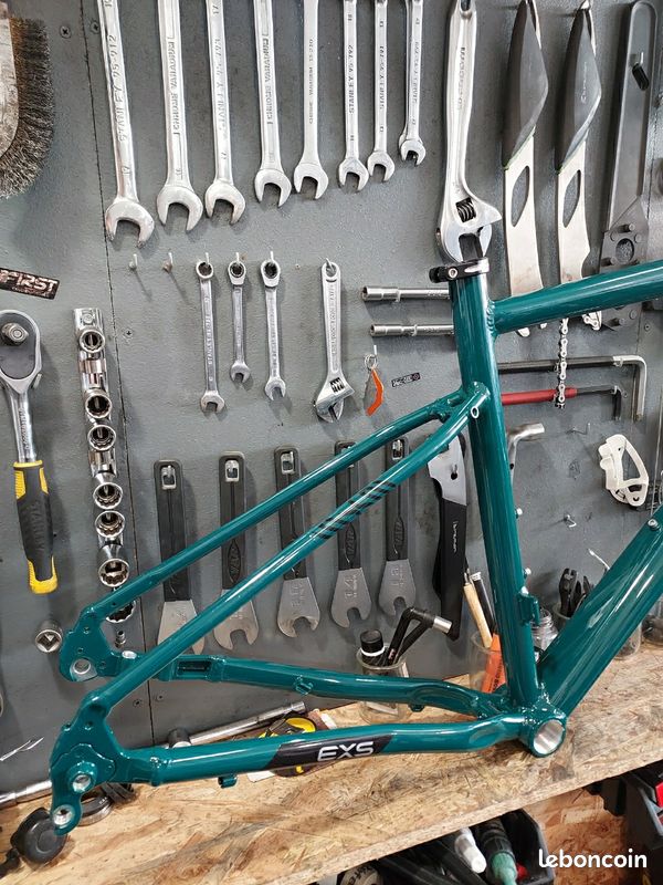 Kit Cadre Gravel EXS - Cadre Alu + Fourche Carbone - Modèle Gravel - Neuf