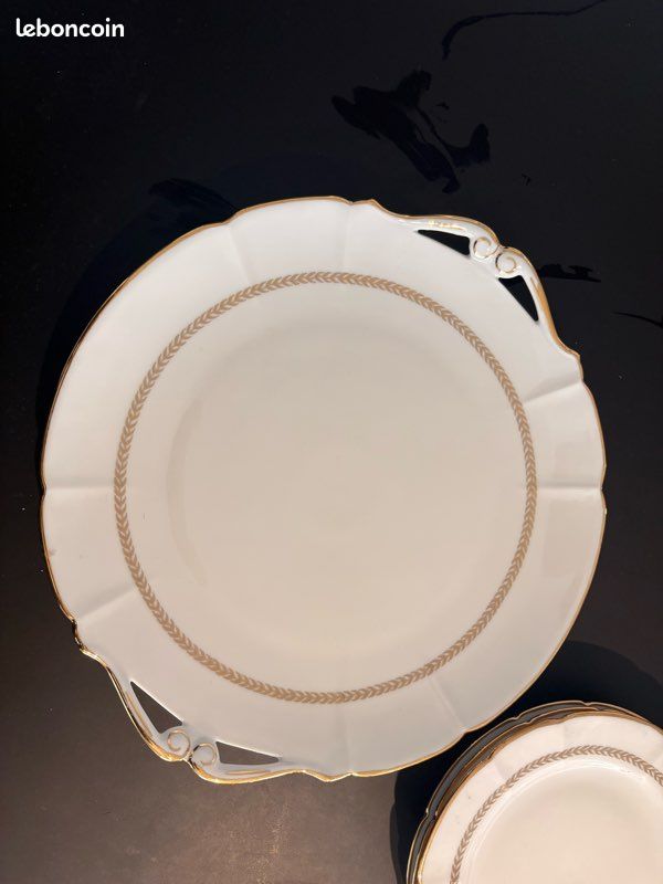 Assiette porcelaine chartres sur cher limoges (image 3)