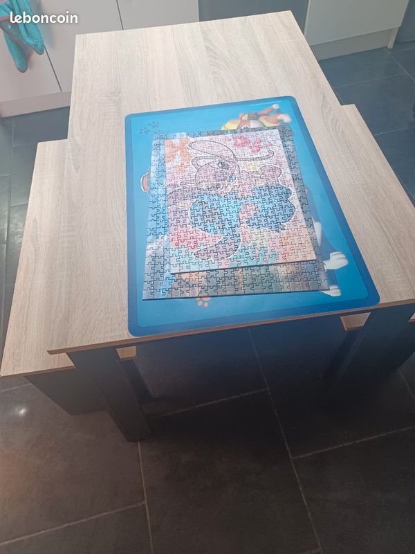 Table avec banc avec meuble (image 2)