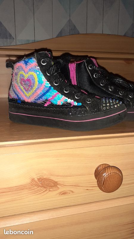 Baskets fantaisie paillettes (image 1)