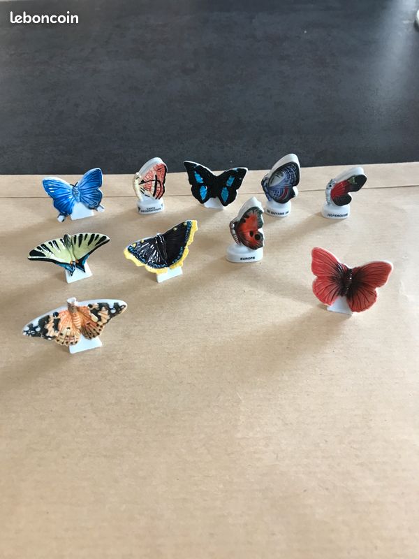 Lot de 10 fèves les papillons (image 1)