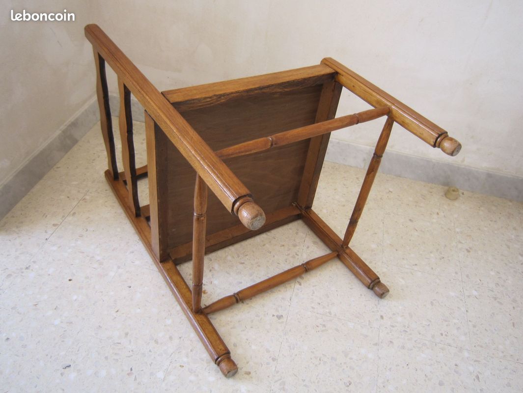CHAISE D’ANGLE en BOIS « COIN du FEU » (f) (image 3)