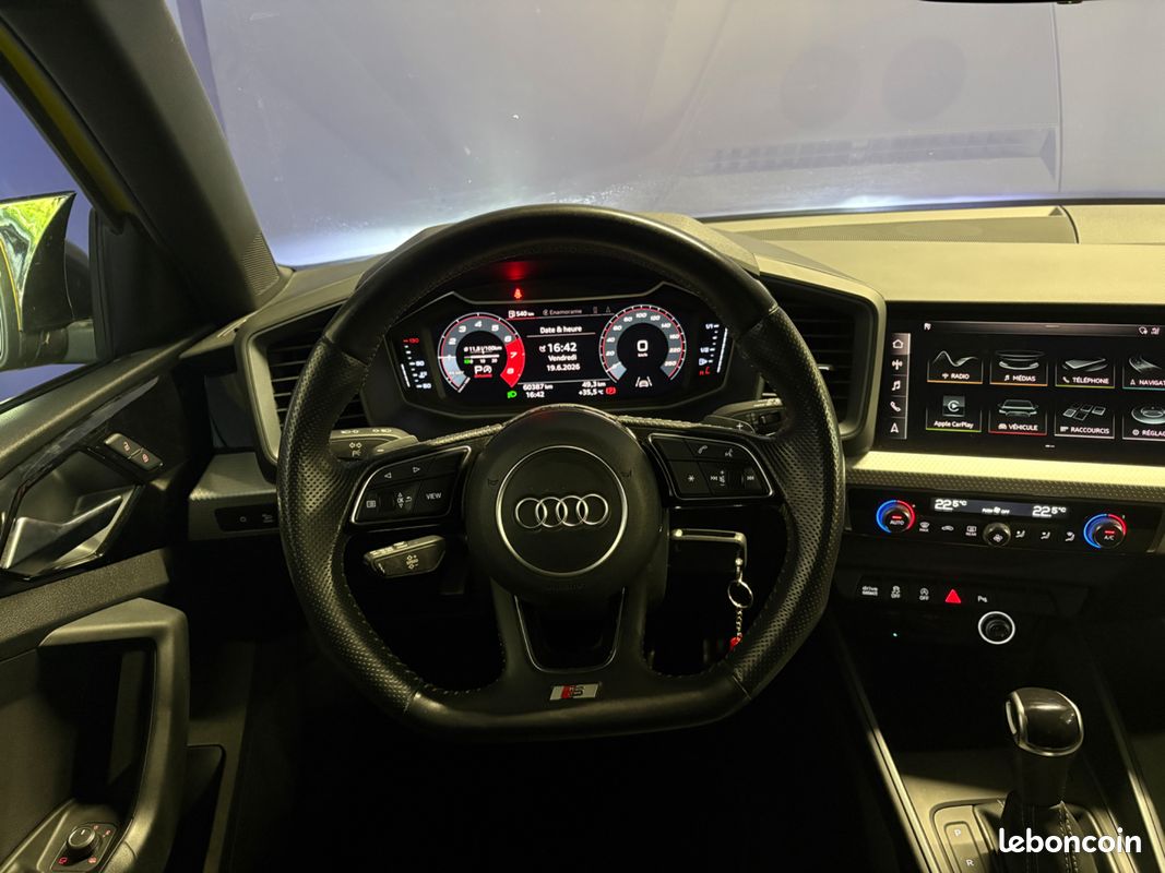 AUDI A1 Sportback 30 TFSI 116ch line S tronic 7- Apple CarPlay - Caméra de recul - Sièges sport (image 9)