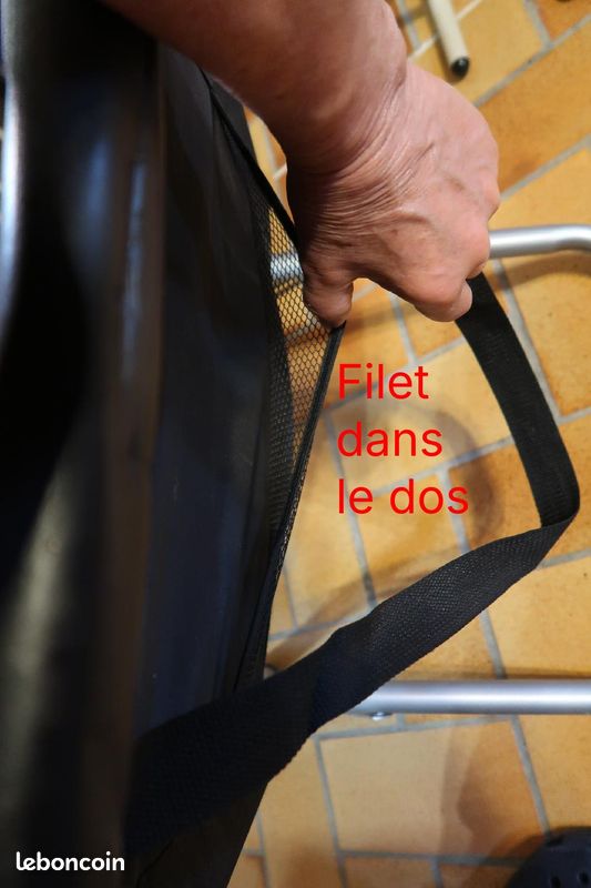 Fauteuil relax avec filets de rangement pêche camping c. NEUF (image 4)