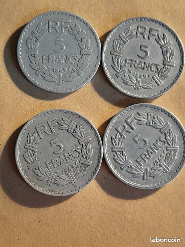 5 francs Lavrillier, nickel 1947 (image 4)