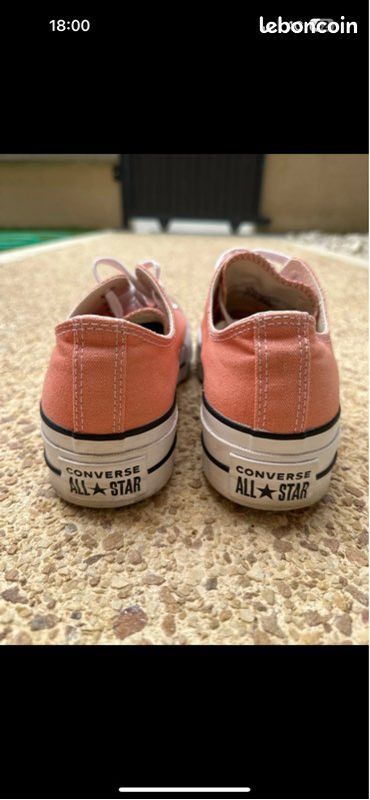 Converse basse couleur corail Chaussures