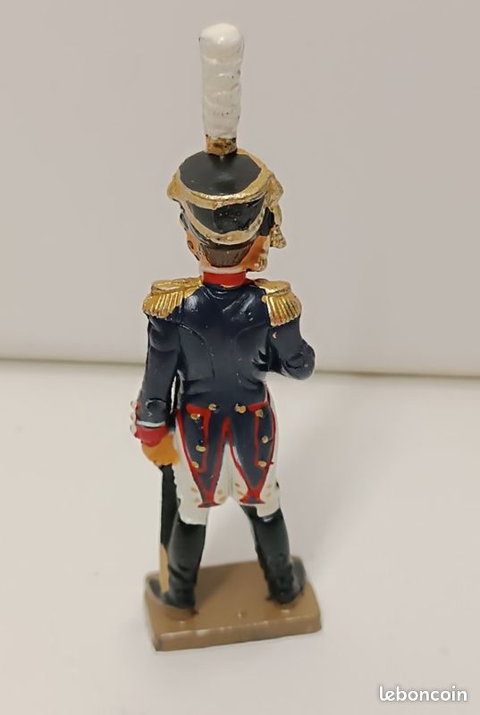 Lot De 18 Figurines Soldats Plomb Jabouley – Garde à Vous – Napoléon 54mm