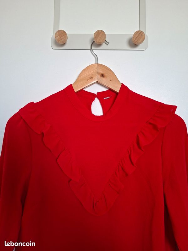 Blouse rouge S (image 2)