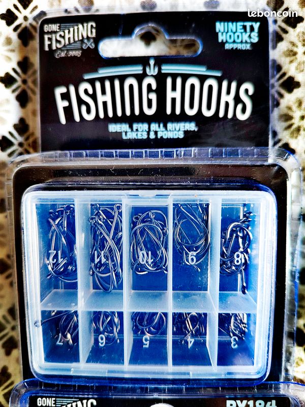 Gros Lot De 98 Boîtes D'hameçons Vintage – Mustad Viking – Pêche à La Mouche