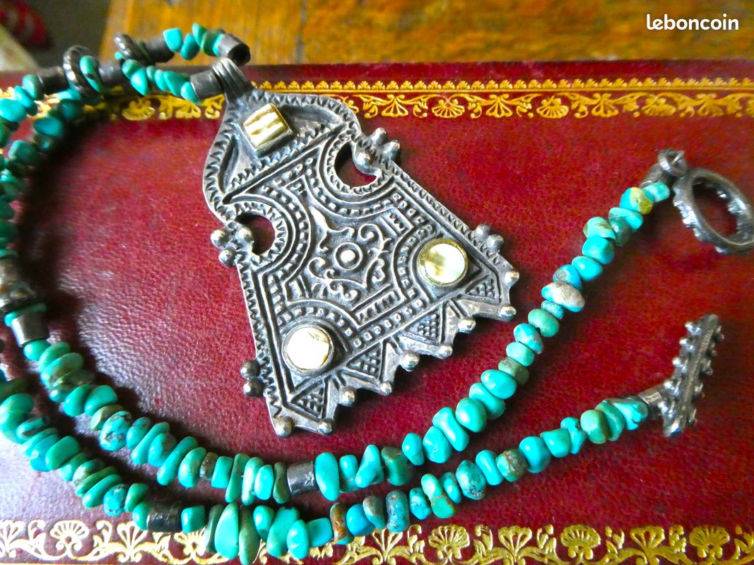 Collier Antique Vintage Argenté - Original Ethnik