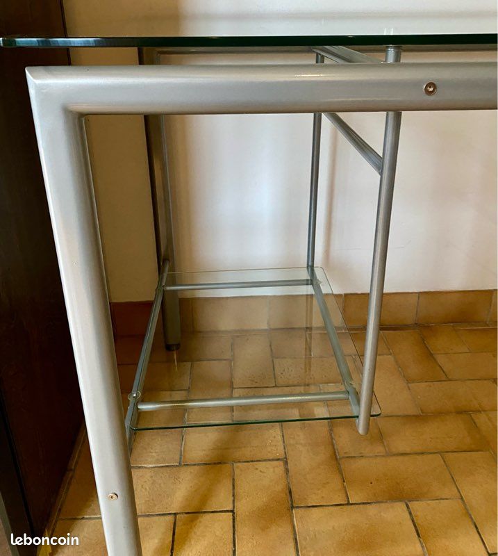 Grand Bureau en verre (image 4)