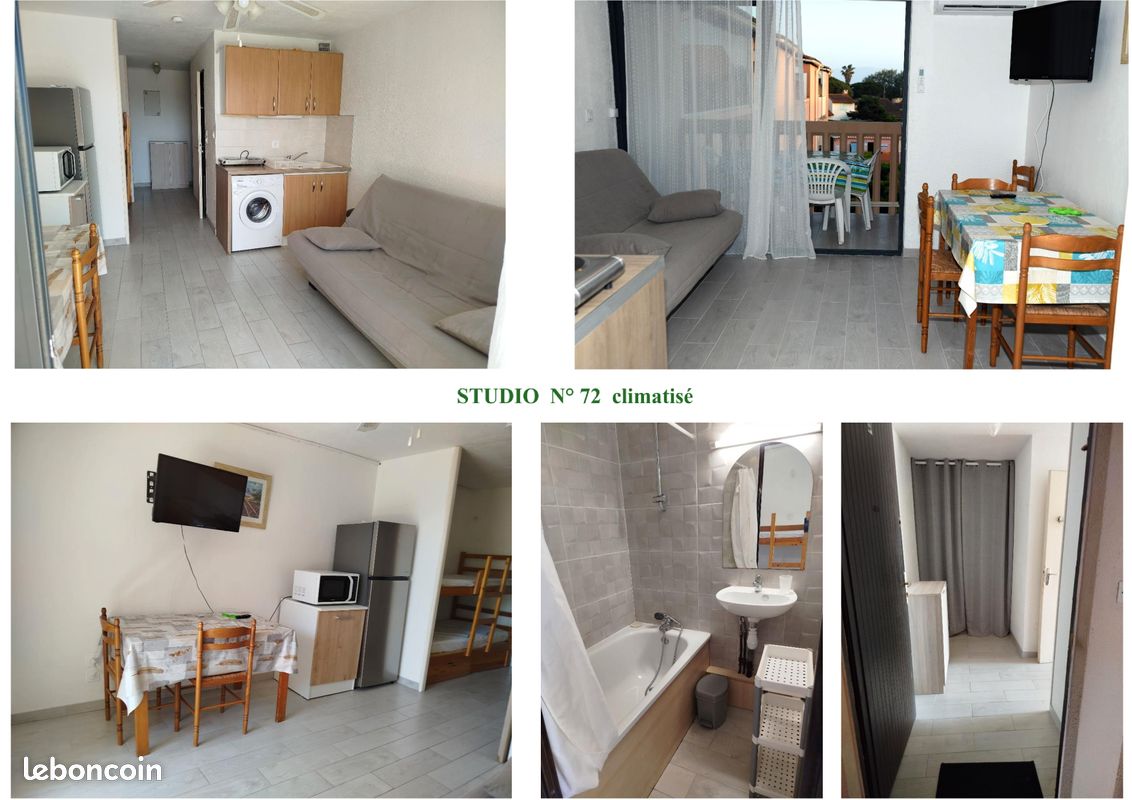 Appartement 1 pièce 22 m² · à Canet-en-Roussillon · 22 m² · 410 €/mois