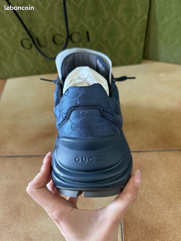 Gucci baskets en cuir Rhyton (image 7)