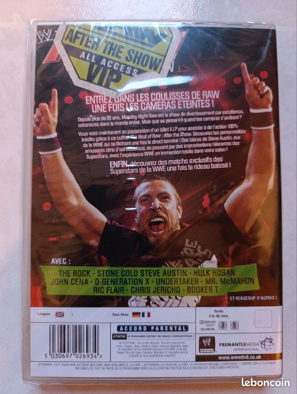 Coffret 3 dvd catch. The best of raw.neuf (image 2)