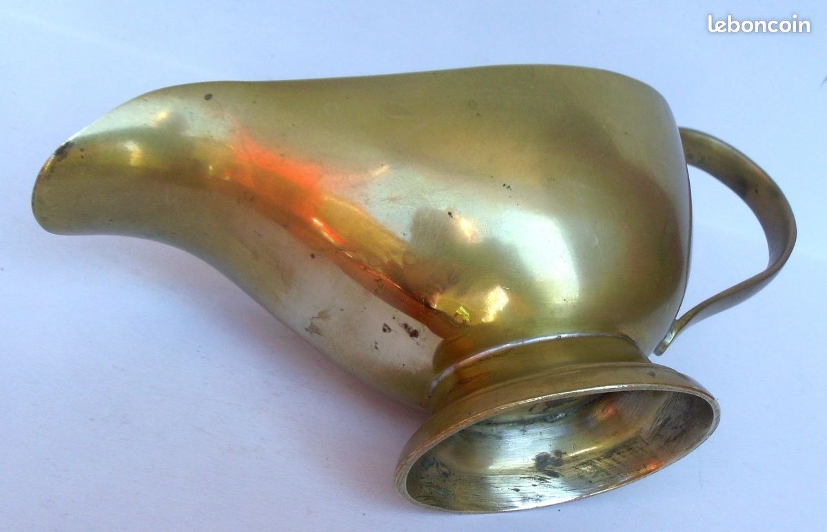 Ancienne sauciére laiton poinçon EPNS (image 4)