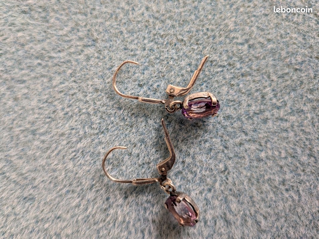 Boucles d'oreilles vintage pour enfants en argent 835, bijoux pour enfants, boucles d'oreilles - France