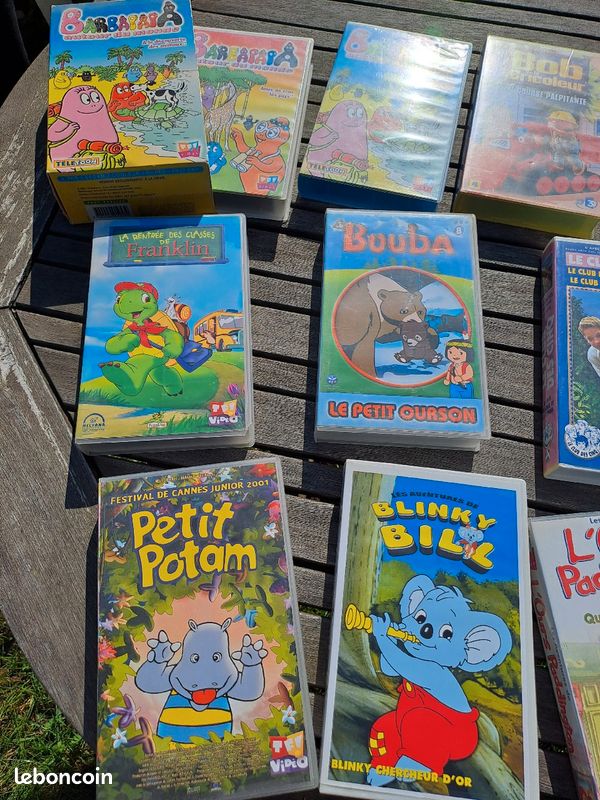 22 CASSETTES VIDEOS de dessins animés pour enfants (image 2)