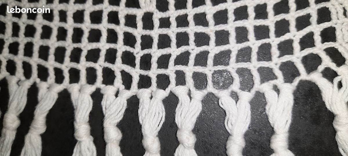Chemin de table Vintage en coton fait main (image 8)